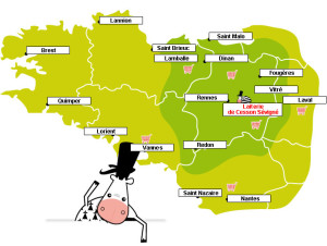 Map of Coralis member-producers